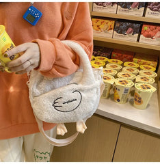 Japanese Goose Duck Plush Handbag for Women