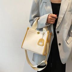 Japanese Element Large Capacity Handbag Messenger Bag
