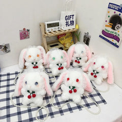 Japanese Lolita Rabbit Bag Plush Doll Small Shoulder Bag