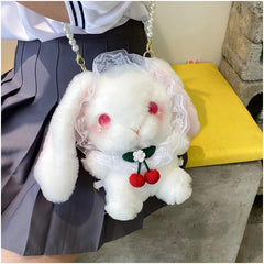 Japanese Lolita Rabbit Bag Plush Doll Small Shoulder Bag