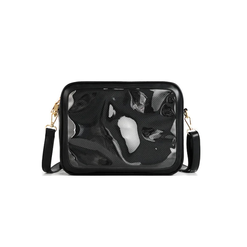 Japanese PU Transparent Small Square Bag for Women