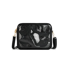 Japanese PU Transparent Small Square Bag for Women