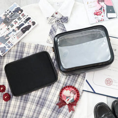 Japanese PU Transparent Small Square Bag for Women