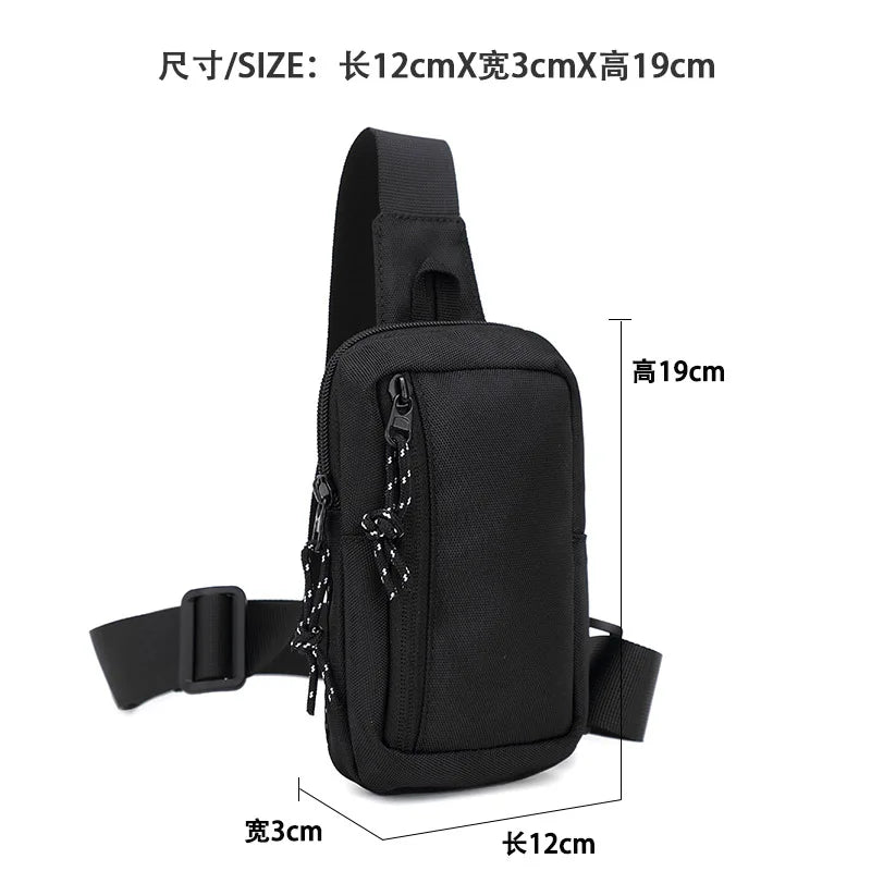 Japanese Street Sports Mini Chest Bag Cross Body Shoulder Bag