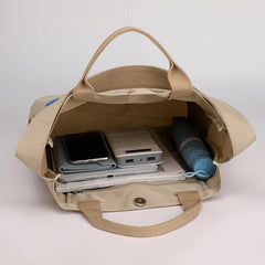 Japanese Female Top-handle Bag Nylon Tote Travel High Shopping Bag