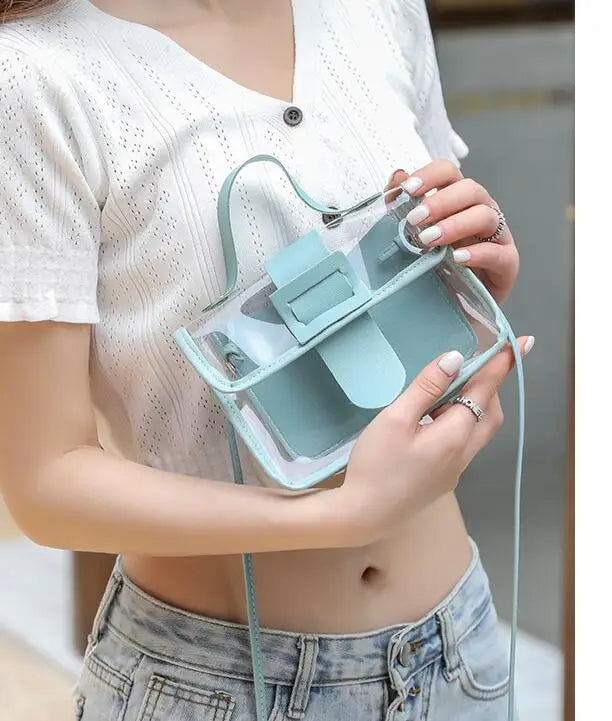 Jelly Bag Casual Crossbody Bags For Women Handbag Transparent Shoulder Bags