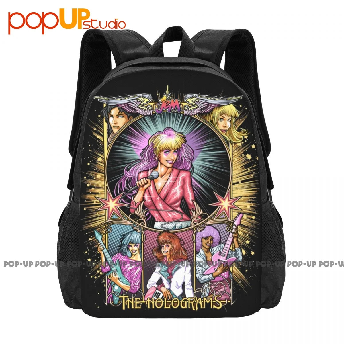 Jem&The Holograms 80'S Truly Outrageous Backpack