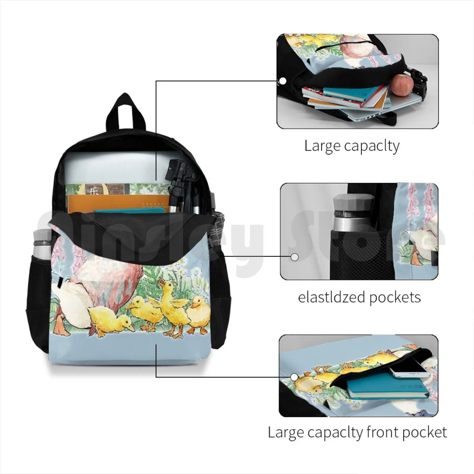 Beatrix Potter Jemimah Puddle-Duck Outdoor Hiking Backpack