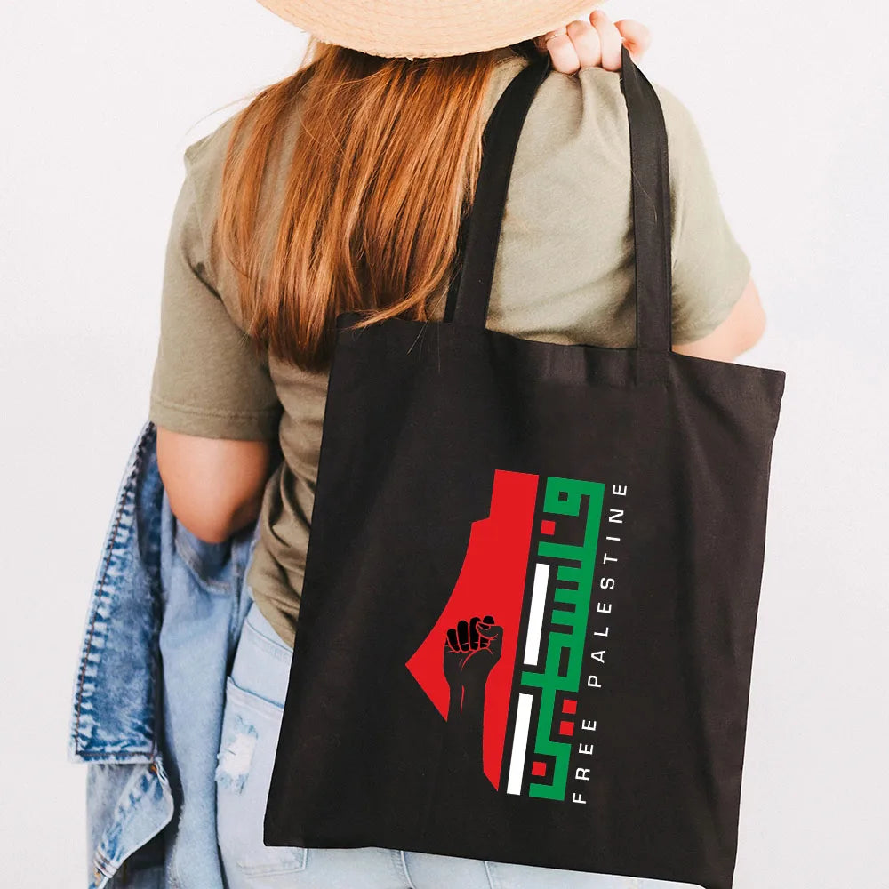 Jerusalem Wailing Wall Women Canvas Shoulder Casual Handbags Totes Cotton