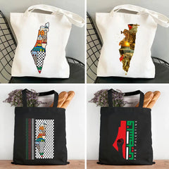 Jerusalem Wailing Wall Women Canvas Shoulder Casual Handbags Totes Cotton