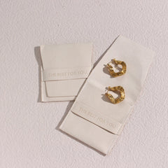 Superfine Fiber Logo Sack Jewelry Pouches 7x8cm