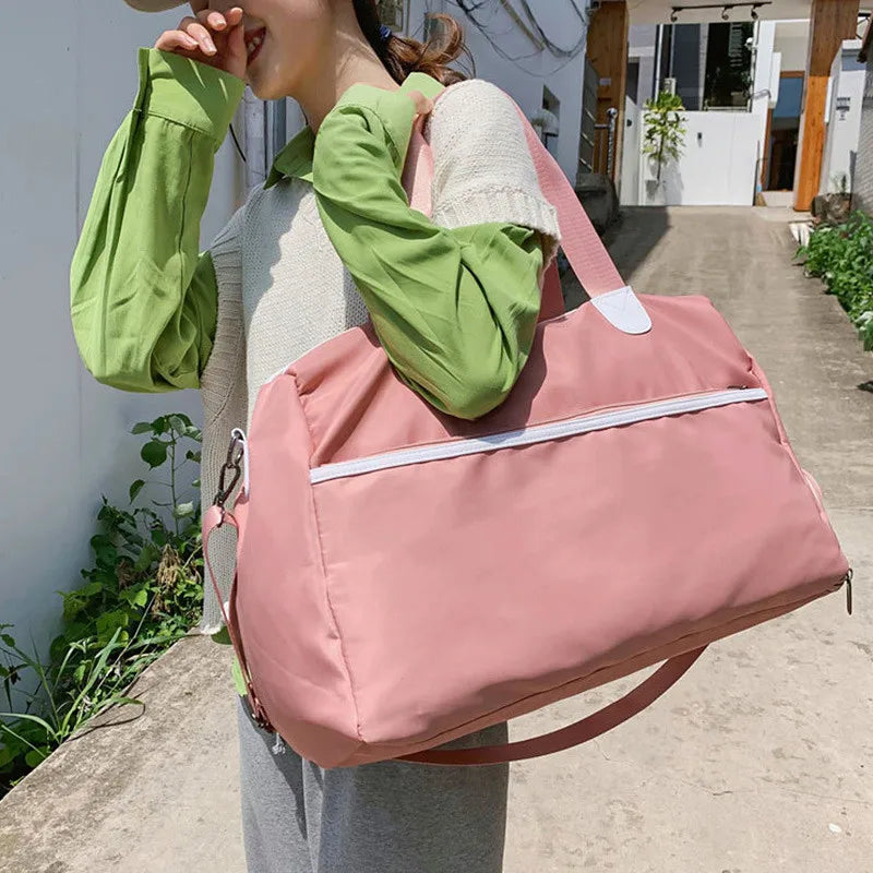 Jiessie&Angel Gym Bag For Women Outdoor Sports Training Yoga Handbag