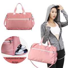 Jiessie&Angel Gym Bag For Women Outdoor Sports Training Yoga Handbag