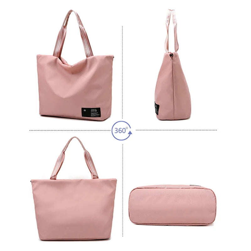 Jiessie&Angela Women's Large Tote Bag Waterproof Shoulder Handbag