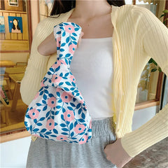 Jiessie&Angela Small Fabric Handbag Wrist Wallet Pouch Women's Bags