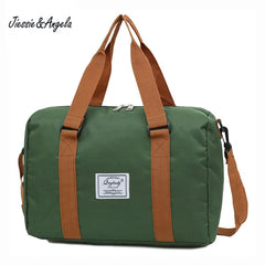 Jiessie&Angela Waterproof Travel Bag Large Capacity for Men and Women