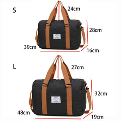 Jiessie&Angela Waterproof Travel Bag Large Capacity for Men and Women
