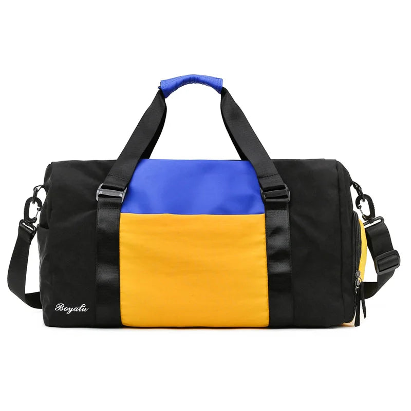 Jiessie&Angela Sports Fitness Bag Travel Handbag Outdoor Shoulder Bag