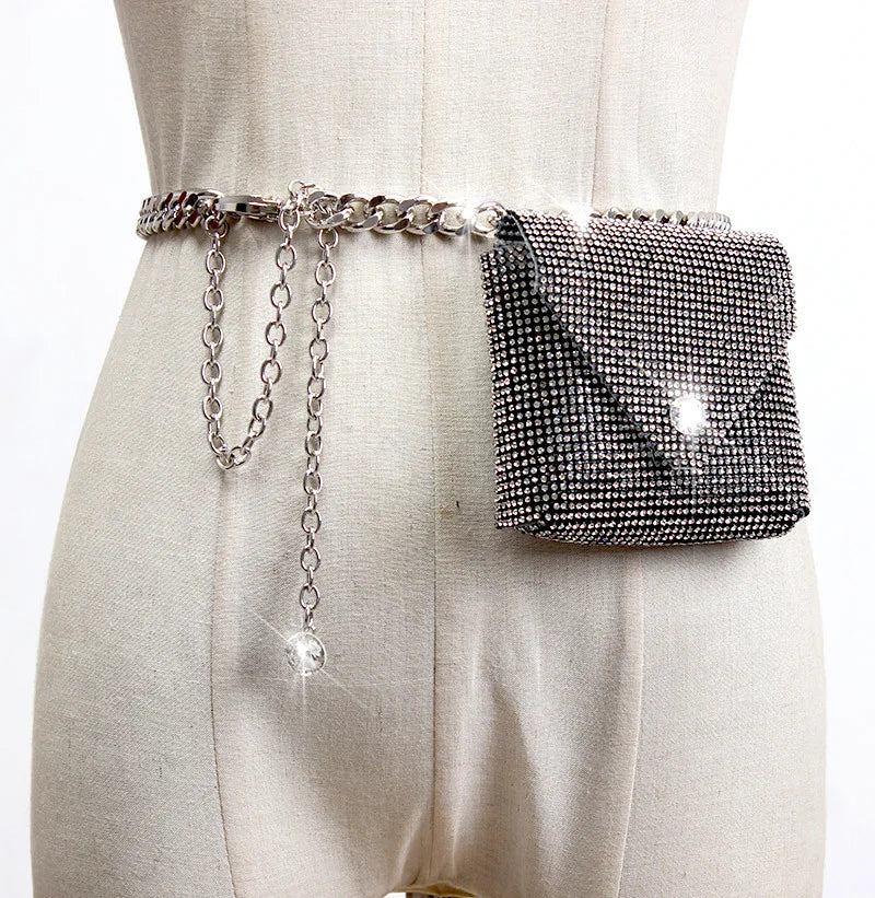 Jiomay Mini bag women's Evening Bag Mini Wallet Rhinestone