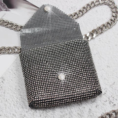 Jiomay Mini bag women's Evening Bag Mini Wallet Rhinestone