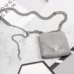 Jiomay Mini bag women's Evening Bag Mini Wallet Rhinestone