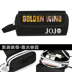 JoJo's Bizarre Adventure Wallet Purse Pencil Bag Girls Boys Gift