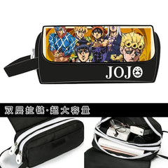 JoJo's Bizarre Adventure Wallet Purse Pencil Bag Girls Boys Gift