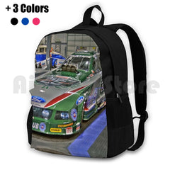 John Force Funny Car Outdoor Hiking Backpack Riding Climbing Sports Bag