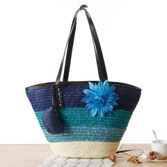 Bohemian Straw Bag Large Capacity Women Casual Tote