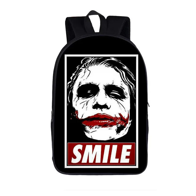 Joker Be Reborn Backpack Joaquin Phoenix Men Women Rucksack