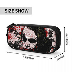 Joker Pen Box Anime Zipper Pen Bag Child Stationery Bag Gift
