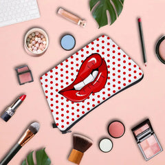 Printed Makeup Bag Organizer Pouch for Travel Cosmetic Bag