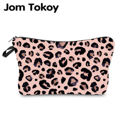 Leopard Makeup Bag Water Resistant Cosmetic Organizer for Women