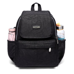 Women High Nylon Backpack Travel Shoulder Bag Female Daypack Casual Rucksack