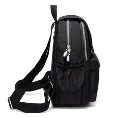 Women High Nylon Backpack Travel Shoulder Bag Female Daypack Casual Rucksack