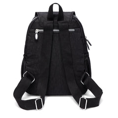 Women High Nylon Backpack Travel Shoulder Bag Female Daypack Casual Rucksack