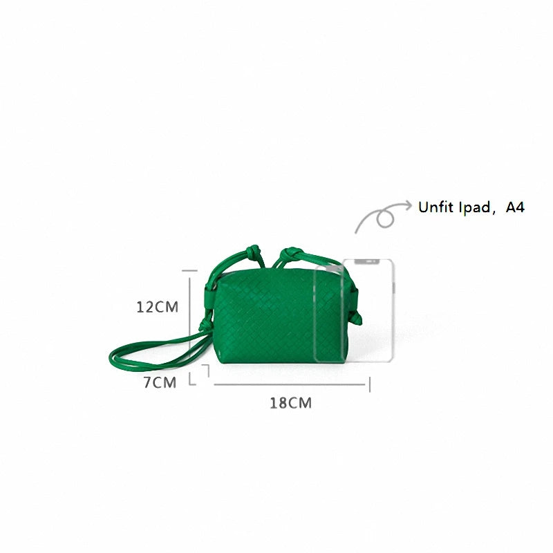 Women PU Leather Shoulder Bags Woven Crossbody Bag Handbags Totes