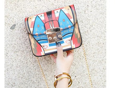 Floral Printing Women Tote Handbag Girls Crossbody Satchels