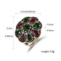 Joyme Druzy Pendants Gold Long Clip Earrings Flower Acrylic Colar Party