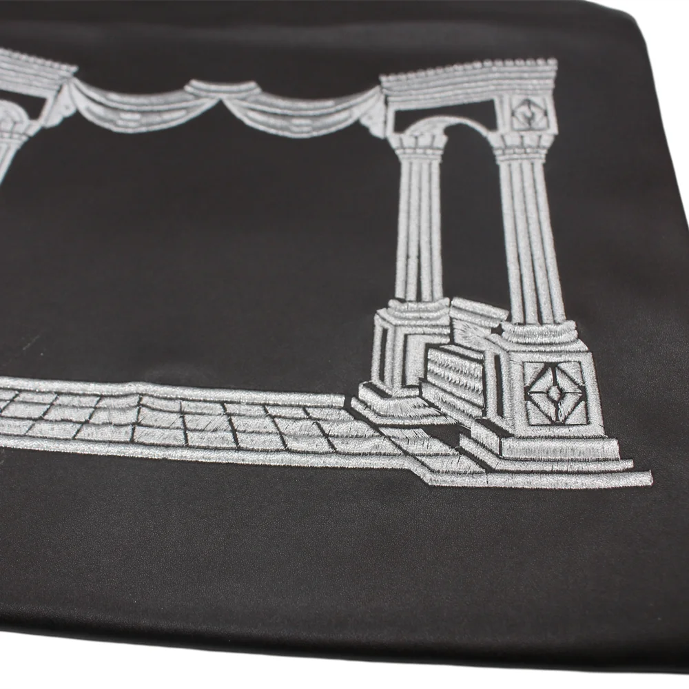 Judaica Tallit Bag Tefillin Embroidered Leather Cover