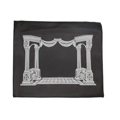 Judaica Tallit Bag Tefillin Embroidered Leather Cover