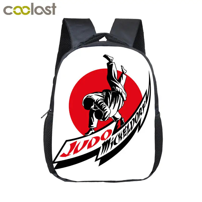 Children School Backpack Judo Aikido Taekwondo Bag Kids Kindergarten Baby