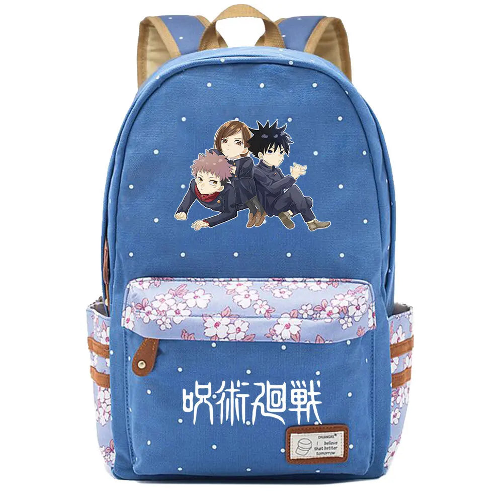 Jujutsu Kaisen Baby Backpack Student Cartoon Schoolbag Unisex Travel Bag