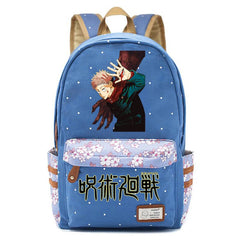 Jujutsu Kaisen Canvas Backpack Teen Schoolbag Casual Pack