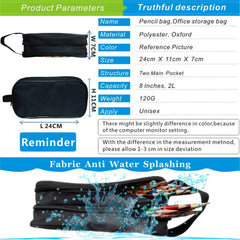 Jujutsu Kaisen Pencil Case Anime Printing Student Storage Bag School Supplies