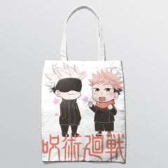 Jujutsu Kaisen Shoulder Bag Anime Canvas Eco Tote Large Capacity Storage