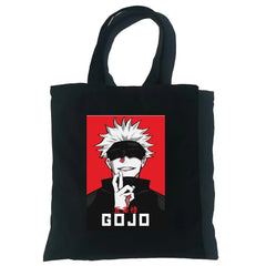 Jujutsu Kaisen Women Canvas Tote Bag Harajuku Shoulder Messenger Bag