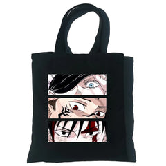 Jujutsu Kaisen Women Canvas Tote Bag Harajuku Shoulder Messenger Bag