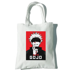 Jujutsu Kaisen Women Canvas Tote Bag Harajuku Shoulder Messenger Bag
