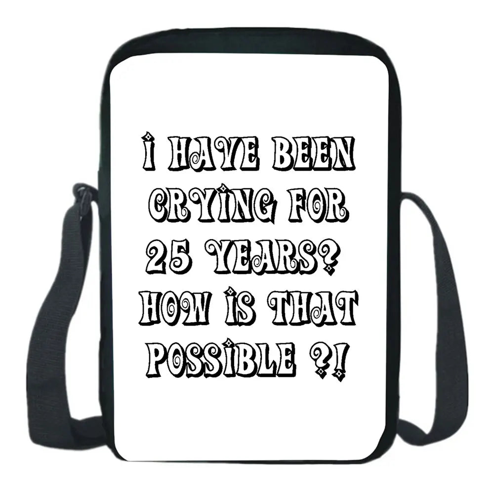 Julie & The Phantoms Messenger Bag 3D Printing Student Shoulder Backpack